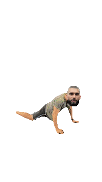 David fazendo burpee